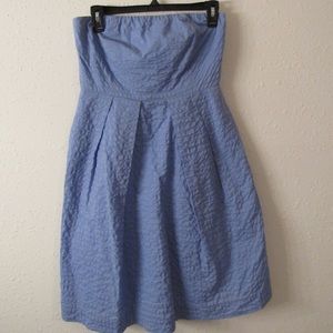 j crew strapless dress light blue beautiful